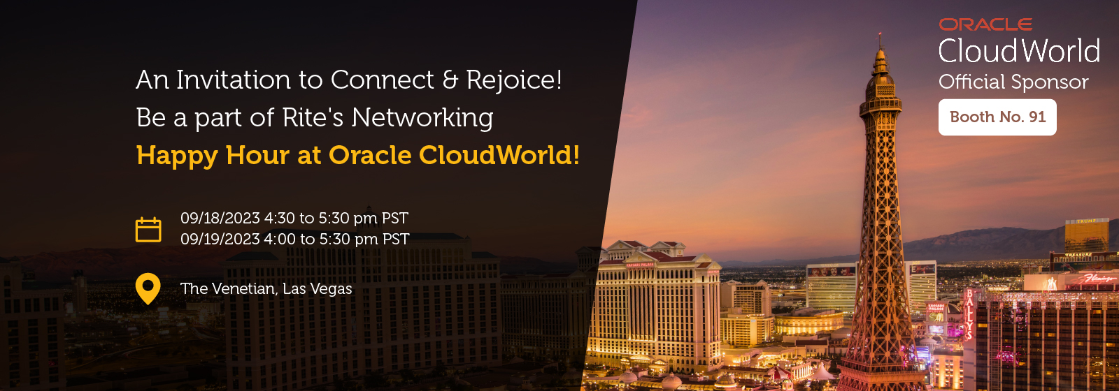Oracle CloudWorld 2023 at Las Vegas